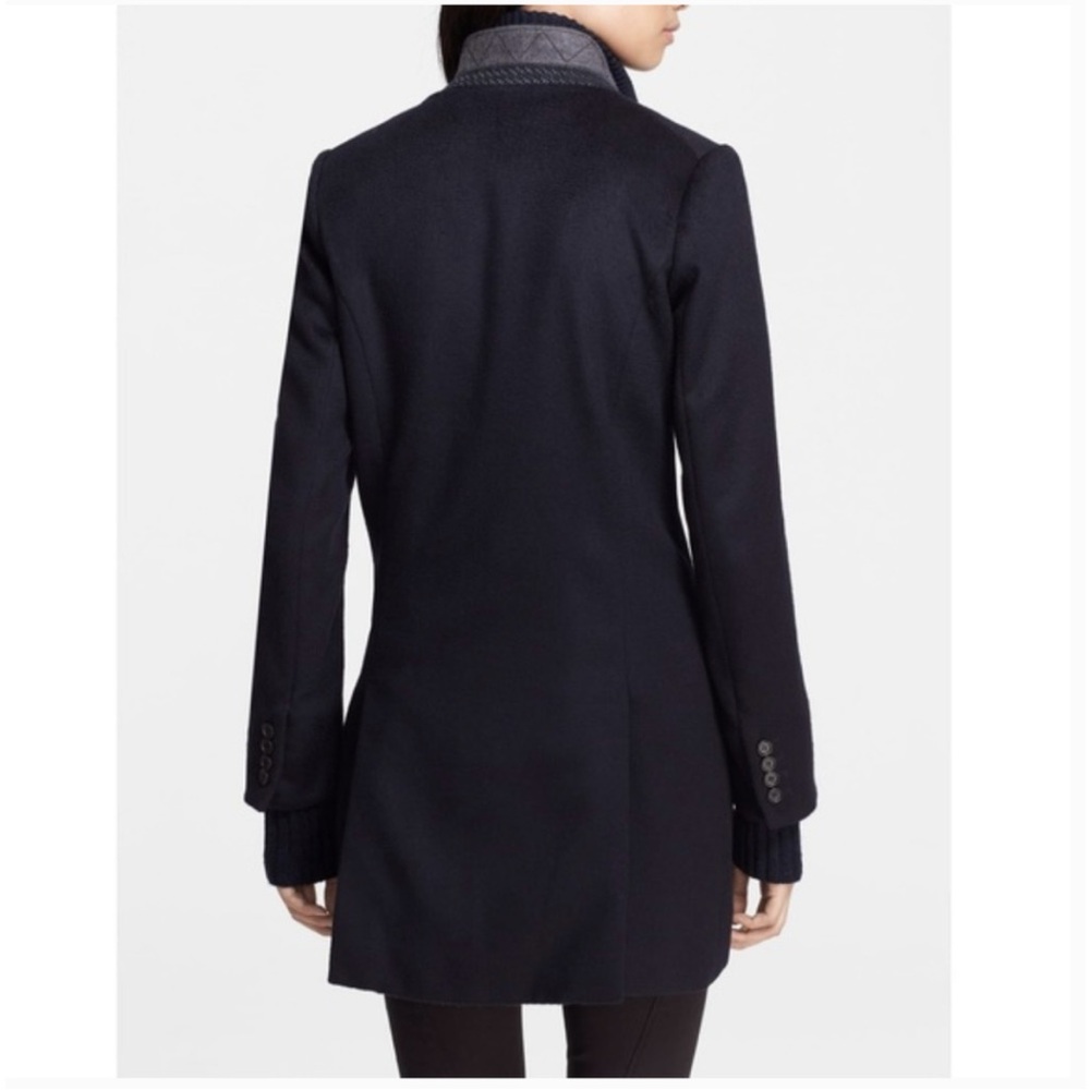 Veronica Beard Uptown Dickey Wool Cashmere Car Coat Black - Picture 2 of 7